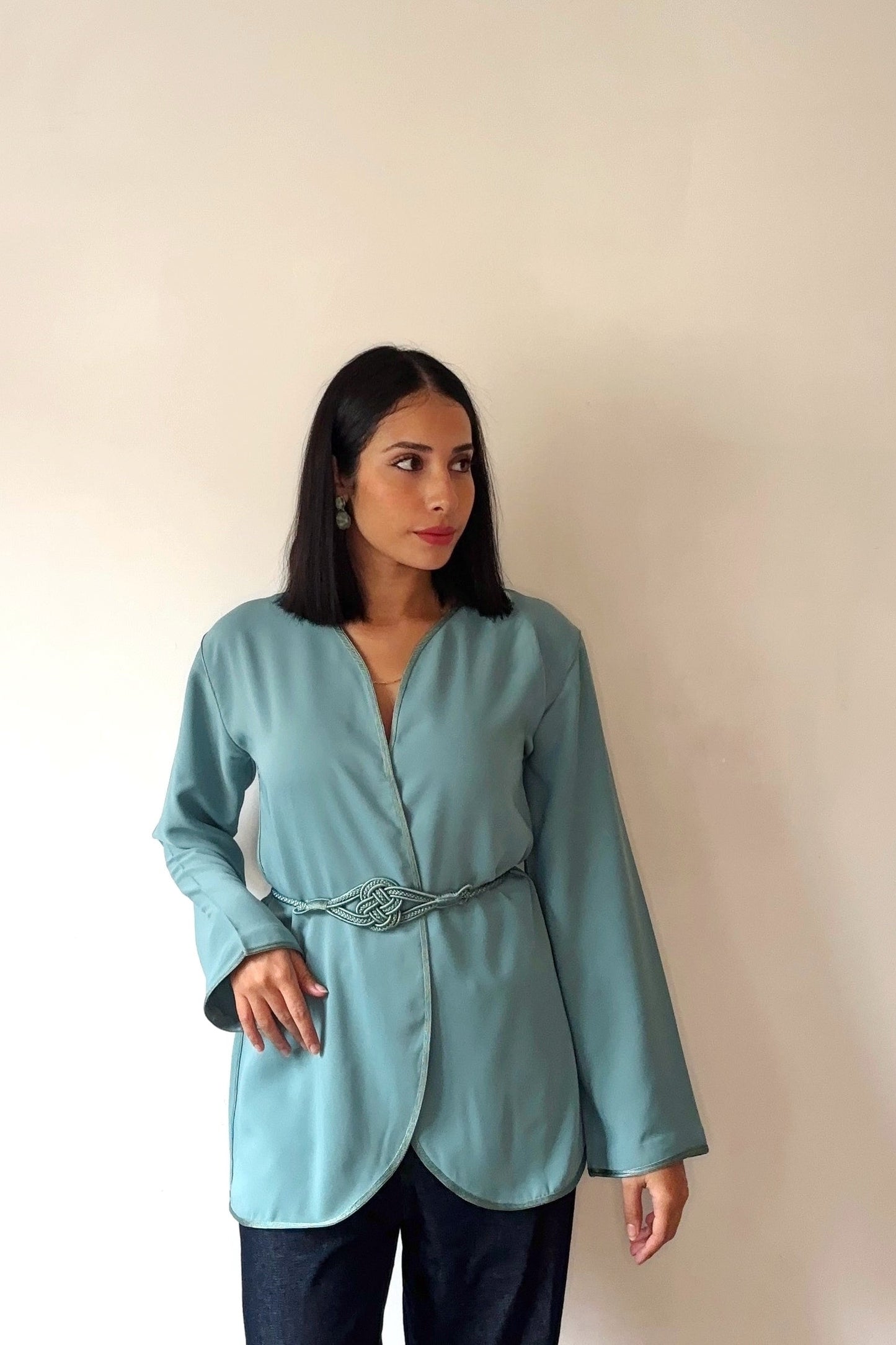 Kimono "Issraa" avec Ceiture Majdoul