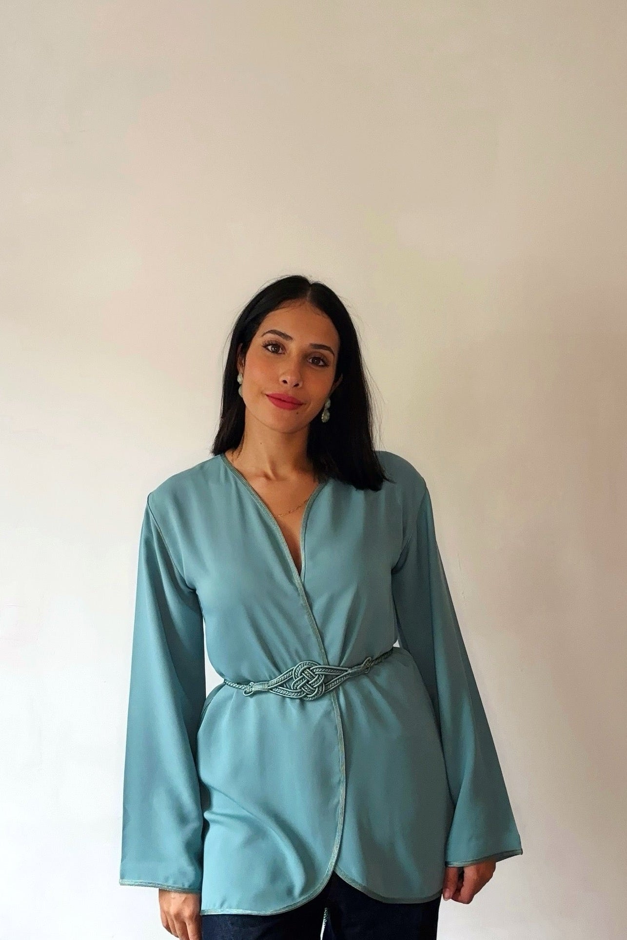 Kimono "Issraa" avec Ceiture Majdoul