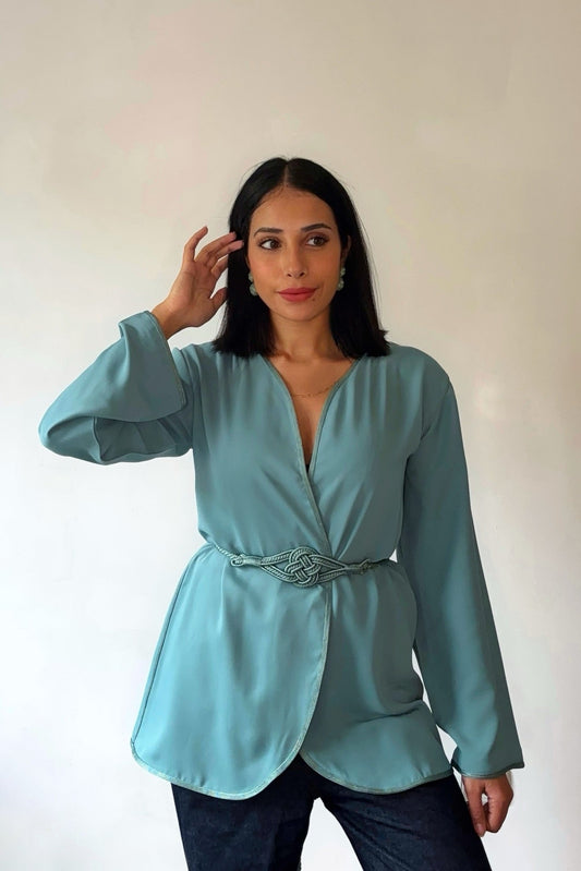 Kimono "Issraa" avec Ceiture Majdoul